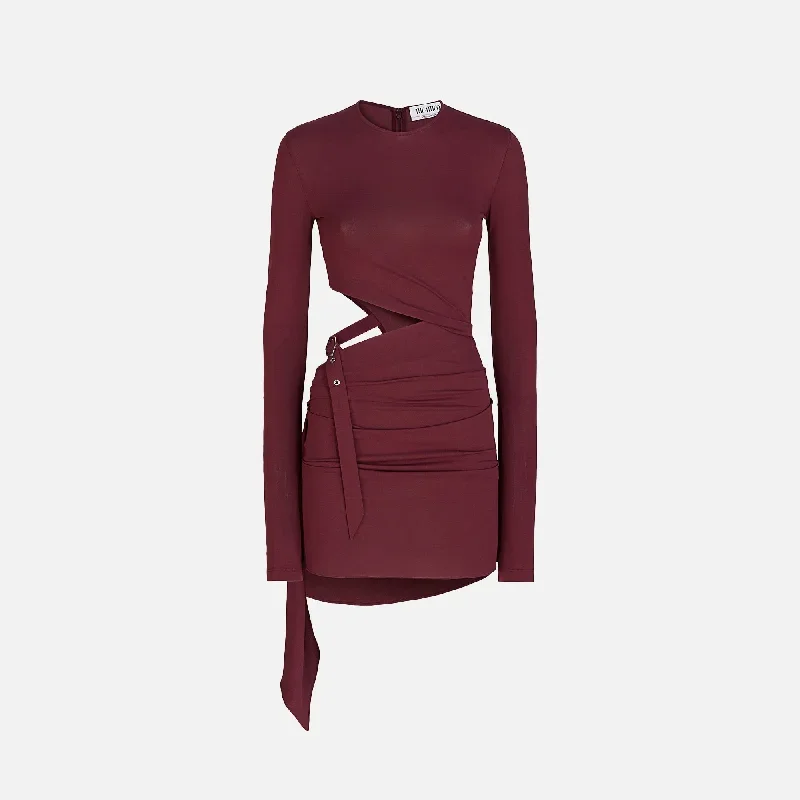 The Attico Mini Dress - Dark Grapes