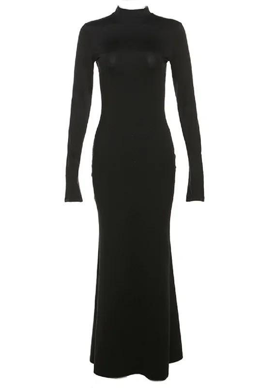 backless-mock-neck-bodycon-maxi-dress