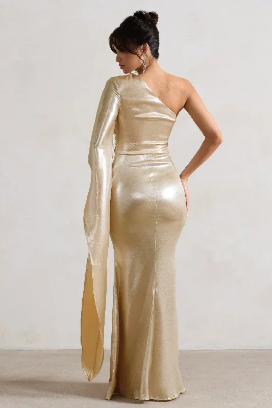 bex-champagne-one-shoulder-cape-maxi-dress-with-ruched-waist-and-thigh-split-cl128280059