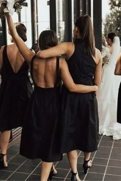 black-short-bridesmaid-dress-little-black-dress