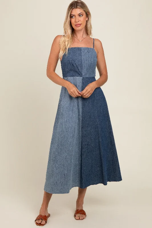 blue-contrast-denim-maternity-maxi-dress