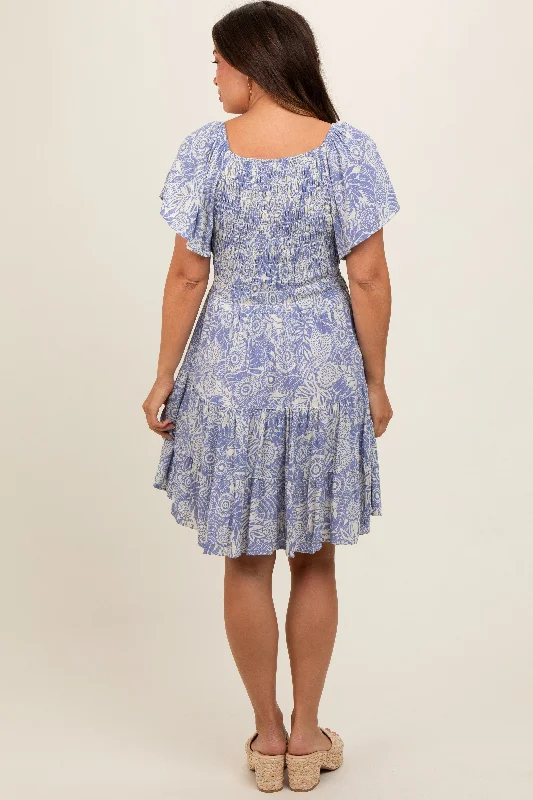 blue-floral-smocked-maternity-dress-5