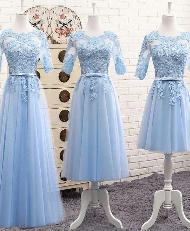 blue-tulle-lace-long-prom-dress-blue-tulle-bridesmaid-dress