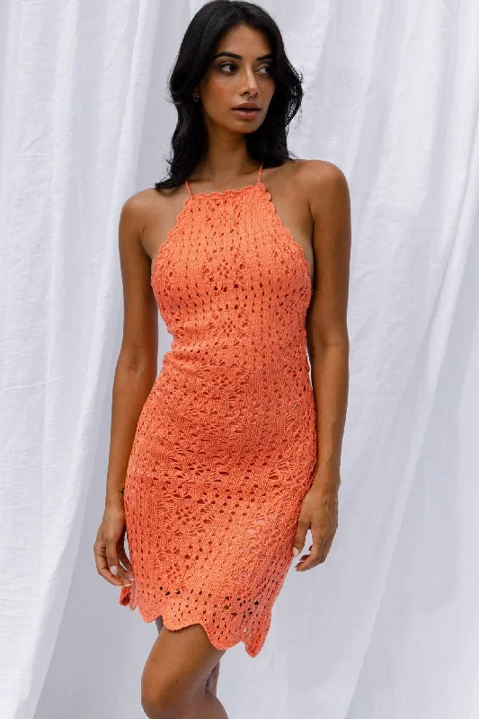 boracay-halterneck-tie-up-back-crochet-mini-dress-tangerine