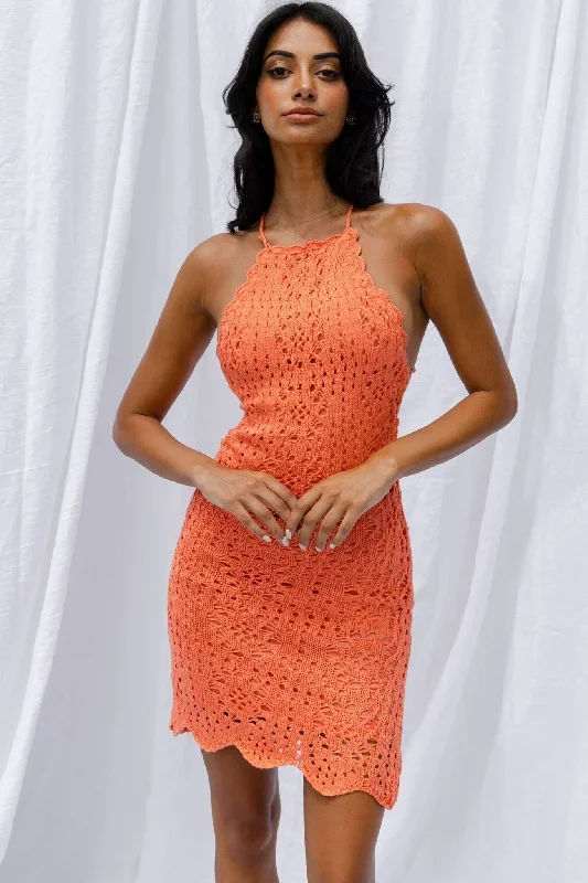 boracay-halterneck-tie-up-back-crochet-mini-dress-tangerine