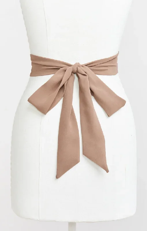 Bridesmaid Sash ~ Dune Chiffon