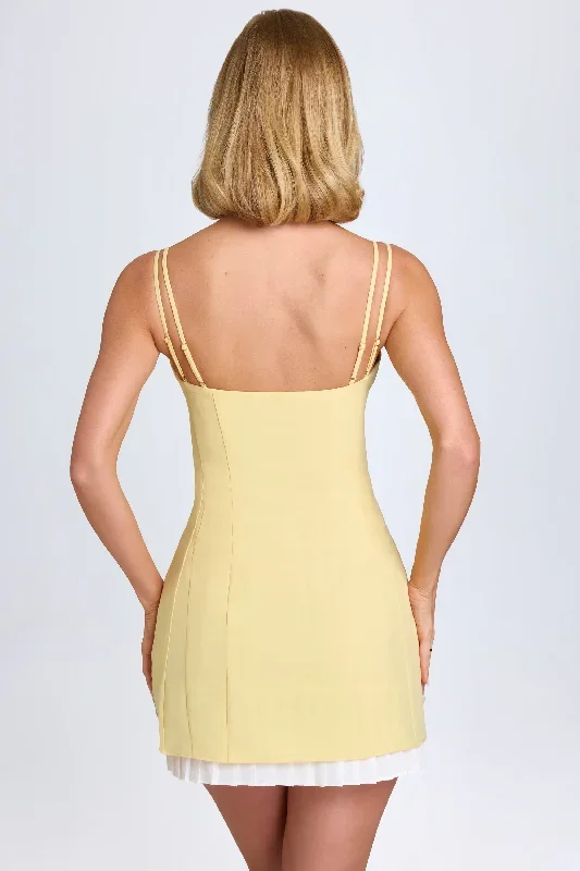 bronwyn-pleated-mini-dress-pastel-yellow