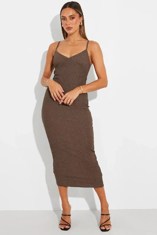 brown-midi-dress-sleeveless-textured-fabric-ed3067-47pb-1