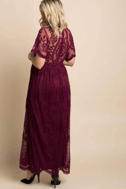 burgundy-lace-mesh-overlay-maternity-maxi-dress