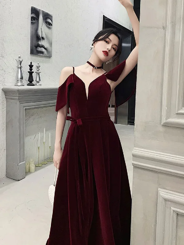 burgundy-off-shoulder-velvet-long-prom-dress-burgundy-formal-evening-dress