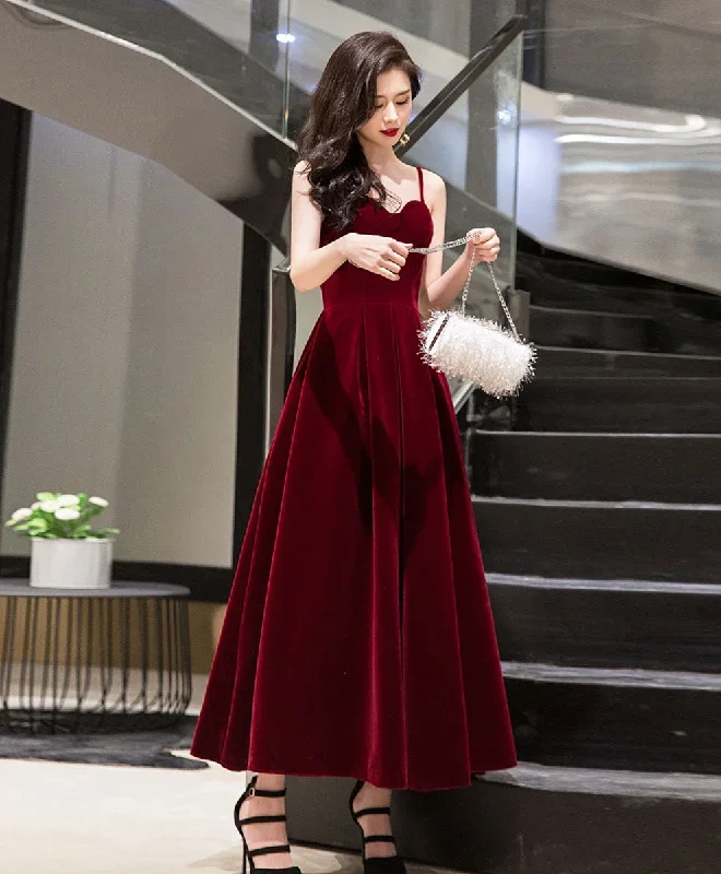 burgundy-sweetheart-tea-length-prom-dress-burgundy-bridesmaid-dress-1