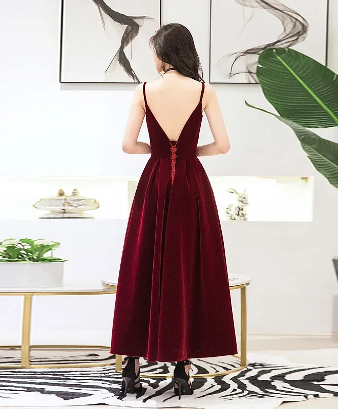 burgundy-sweetheart-tea-length-prom-dress-burgundy-bridesmaid-dress-1