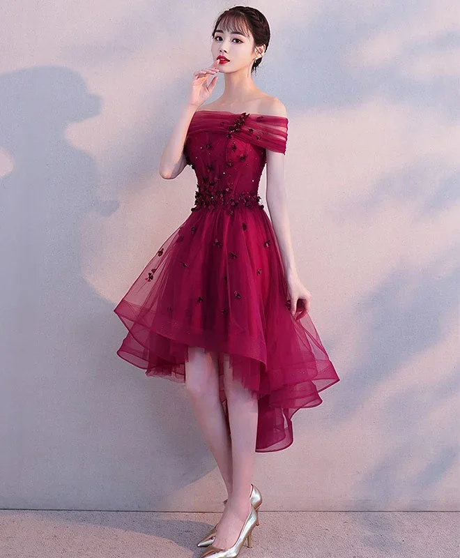 burgundy-tulle-short-prom-dress-burgundy-homecoming-dress