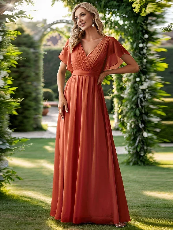 burnt-orange-bridesmaid-gowns