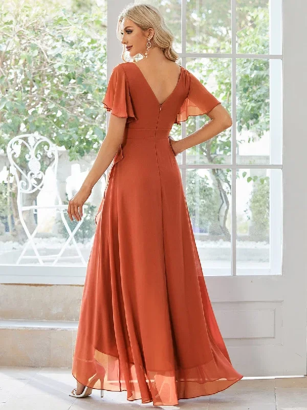 burnt-orange-bridesmaid-gowns