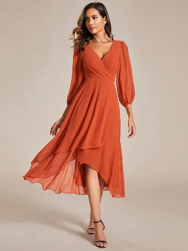 burnt-orange-bridesmaid-gowns