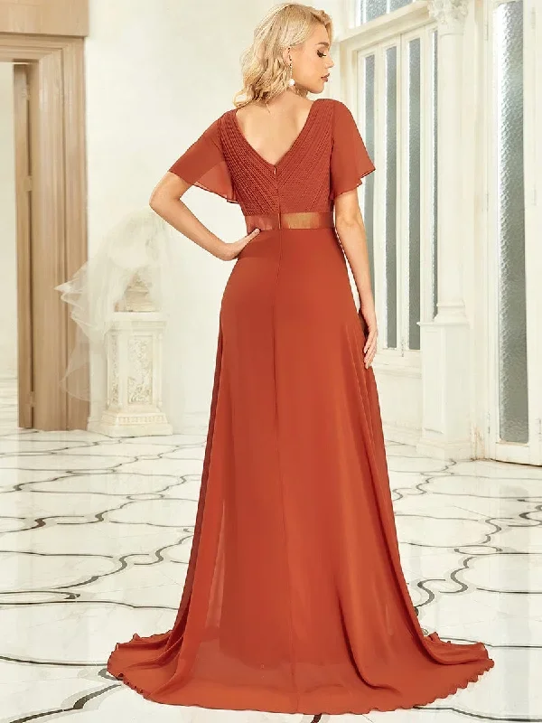 burnt-orange-bridesmaid-gowns