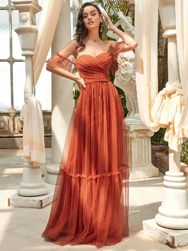 burnt-orange-bridesmaid-gowns