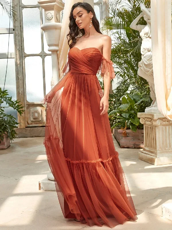 burnt-orange-bridesmaid-gowns