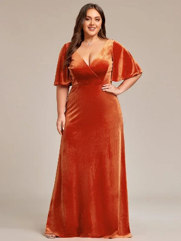 burnt-orange-bridesmaid-gowns