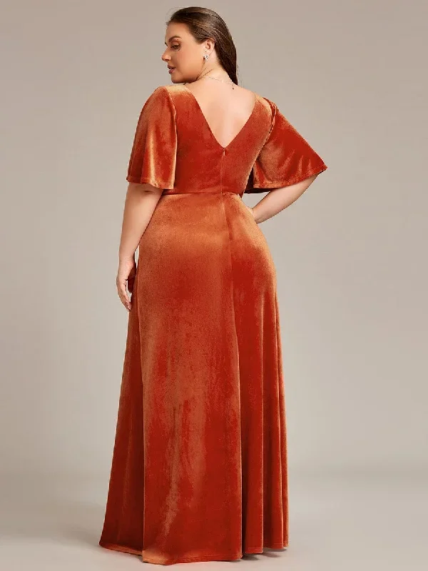 burnt-orange-bridesmaid-gowns