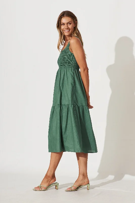 caribbean-midi-dress-in-green-cotton-linen