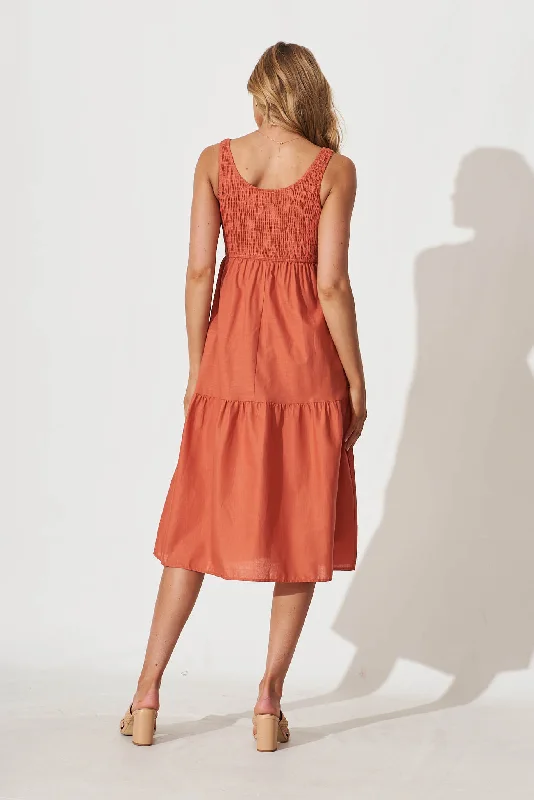 caribbean-midi-dress-in-rust-cotton-linen