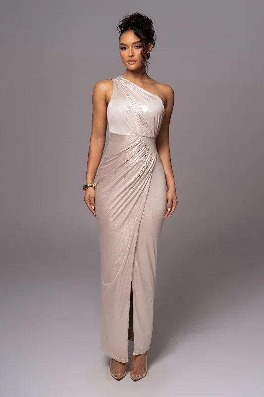 champagne-lavina-metallic-maxi-dress