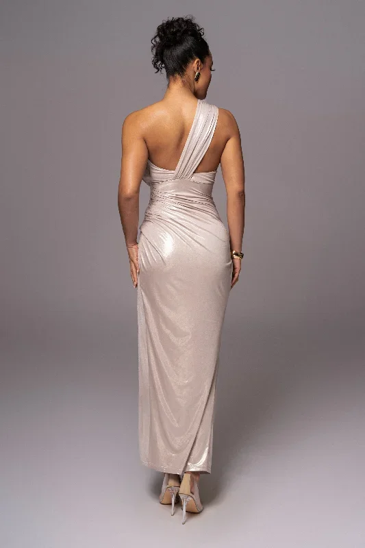 champagne-lavina-metallic-maxi-dress