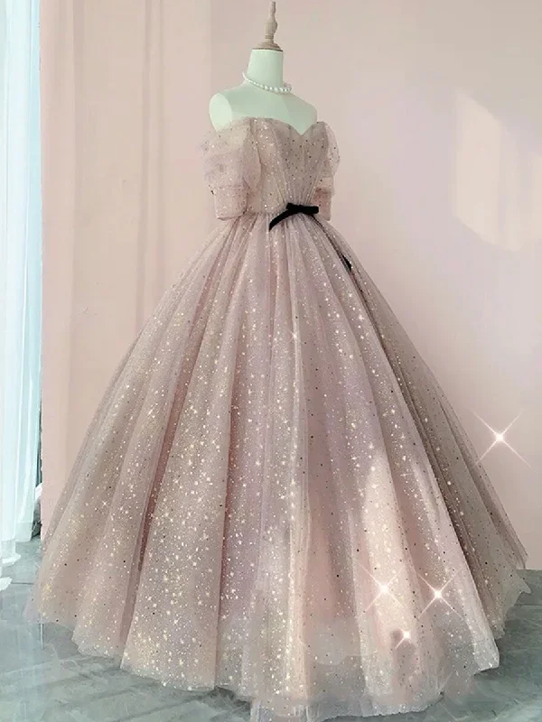 champagne-tulle-long-prom-dress-tulle-lace-evening-dress