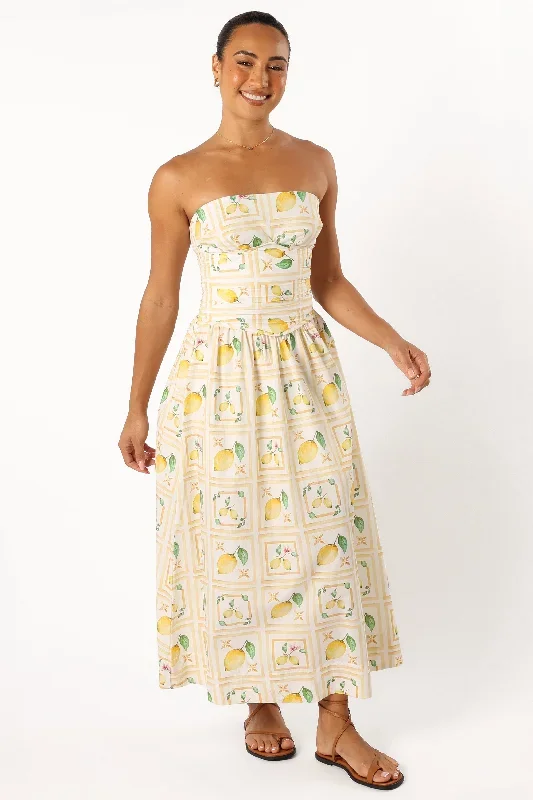 cintrico-strapless-midi-dress-lemon