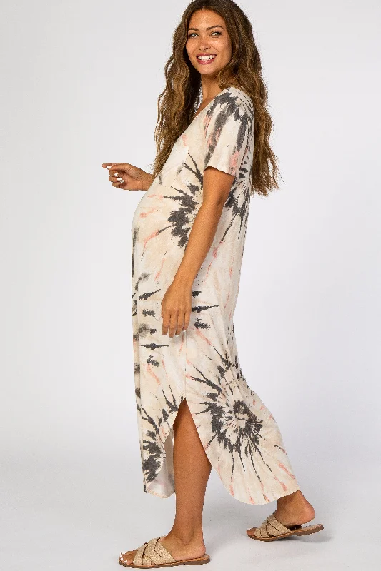 cream-tie-dye-curved-hem-maternity-dress