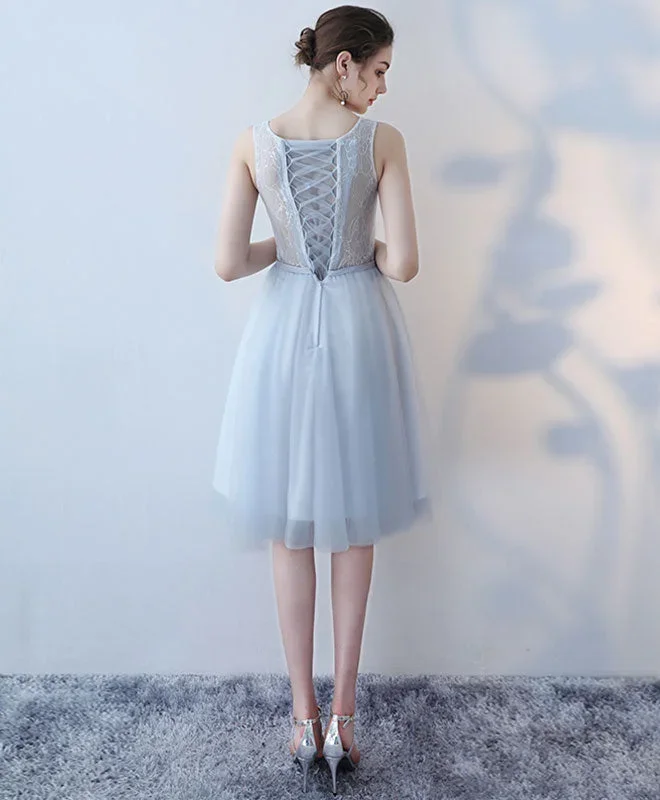 cute-v-neck-lace-tulle-short-prom-dress-homecoming-dress