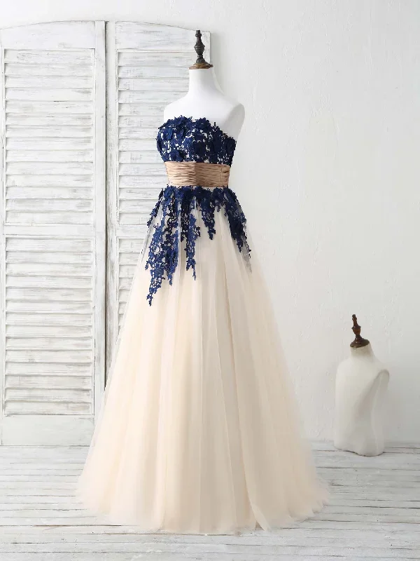 dark-blue-lace-applique-tulle-long-prom-dress-blue-bridesmaid-dress-1