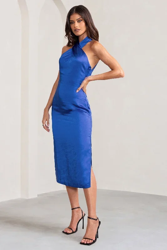 dazzling-cobalt-blue-satin-cross-over-halter-neck-midi-dress-cl127233061