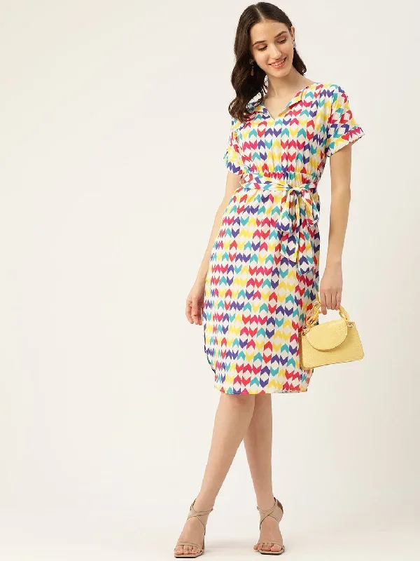 dr3859wh-berrylush-women-white-multicolour-geometric-printed-shirt-collar-neck-waist-tie-up-crepe-side-slited-a-line-midi-dress