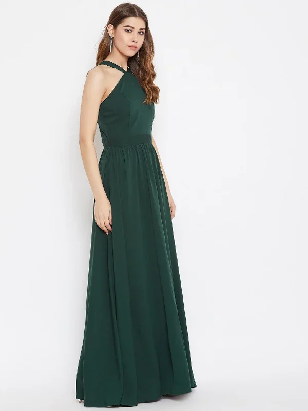 dr445gr-green-halter-neck-flared-maxi-dress