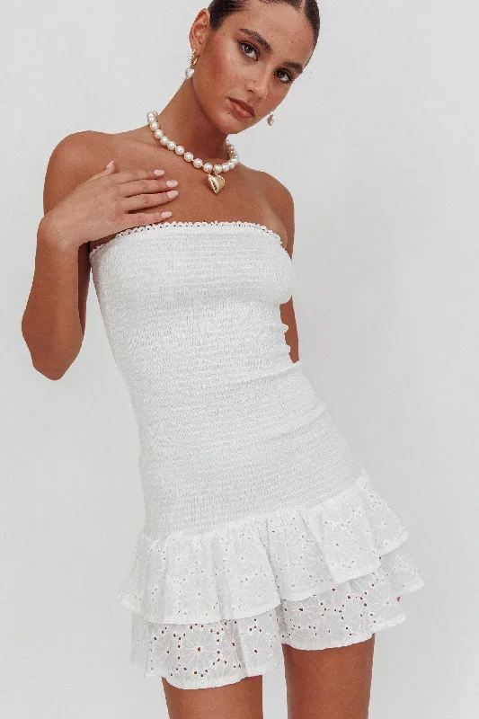 dream-time-strapless-shirred-mini-dress-off-white