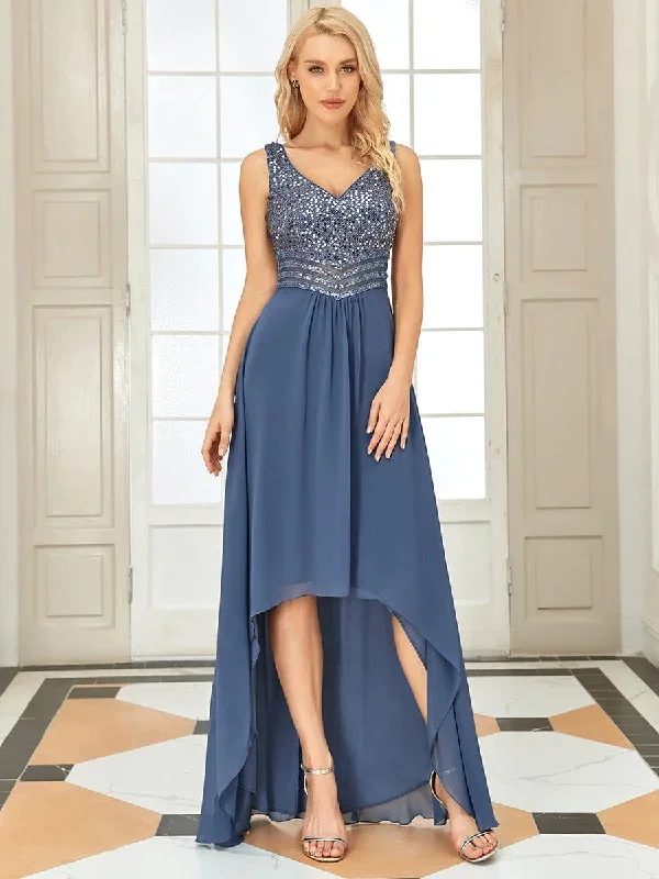 elegant-paillette-chiffon-v-neck-a-line-sleeveless-plus-size-evening-dresses-ep00410