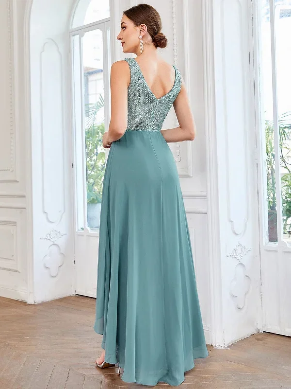 elegant-paillette-chiffon-v-neck-a-line-sleeveless-plus-size-evening-dresses-ep00410