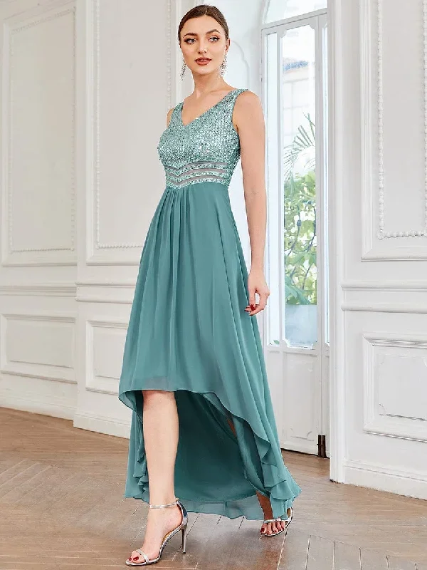 elegant-paillette-chiffon-v-neck-a-line-sleeveless-plus-size-evening-dresses-ep00410