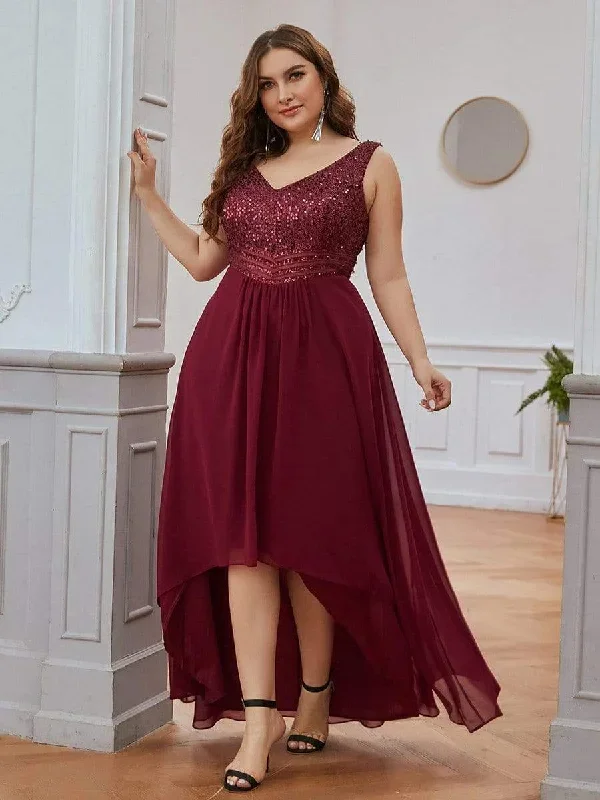 elegant-paillette-chiffon-v-neck-a-line-sleeveless-plus-size-evening-dresses-epp0410