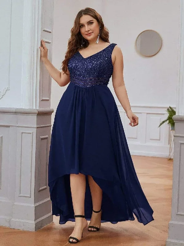 elegant-paillette-chiffon-v-neck-a-line-sleeveless-plus-size-evening-dresses-epp0410