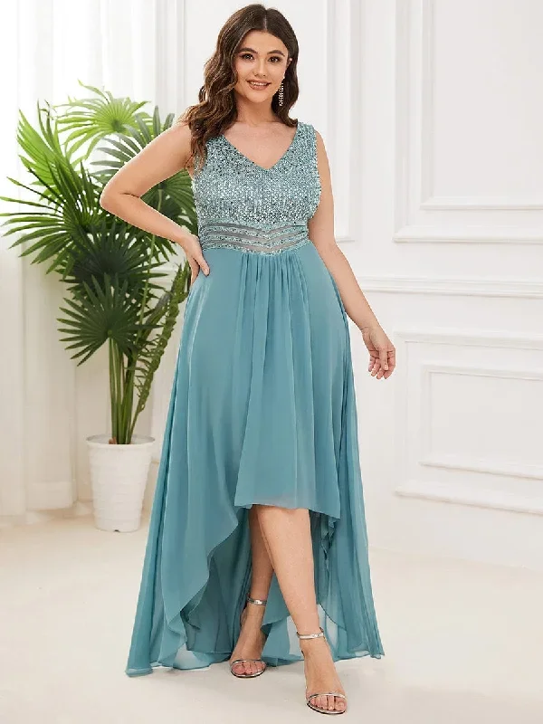 elegant-paillette-chiffon-v-neck-a-line-sleeveless-plus-size-evening-dresses-epp0410