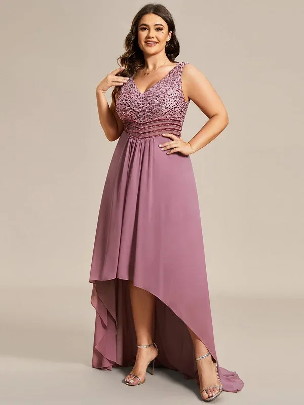 elegant-paillette-chiffon-v-neck-a-line-sleeveless-plus-size-evening-dresses-epp0410