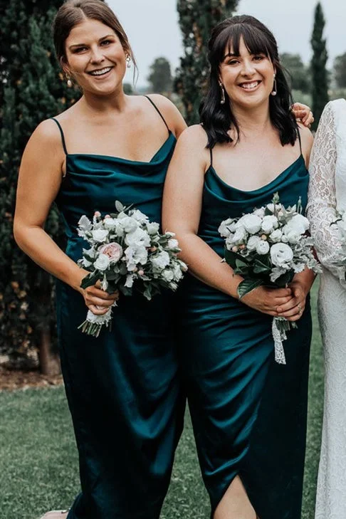 elegant-spaghetti-strap-dark-teal-bridesmaid-dress