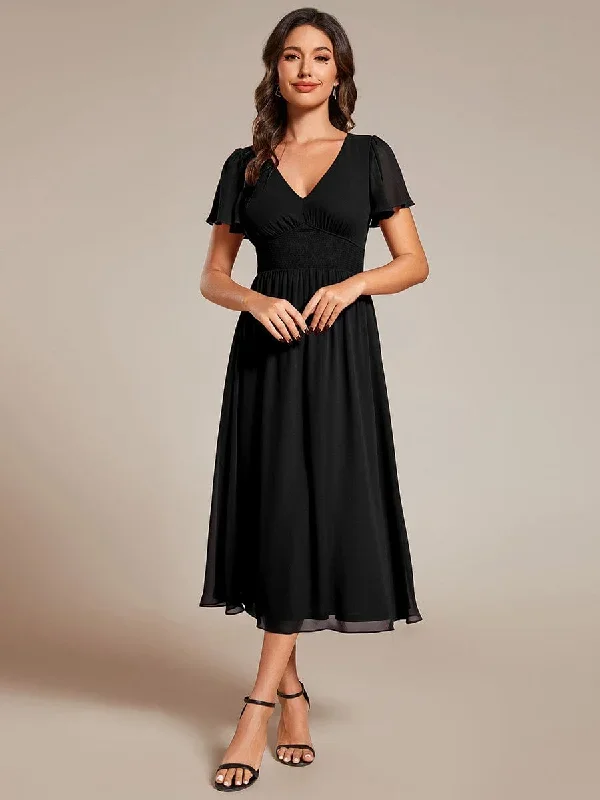 elegant-v-neck-ruffle-sleeves-empire-waist-wedding-guest-dress-in-chiffon-eg02155