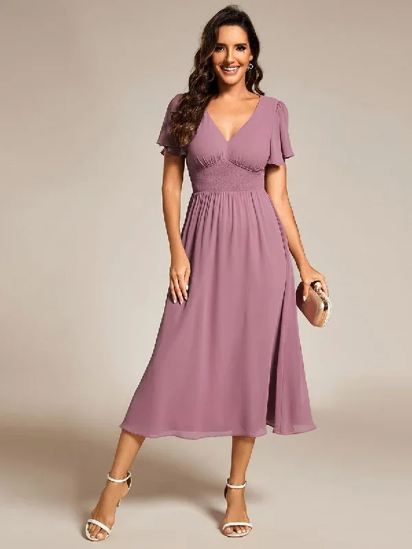 elegant-v-neck-ruffle-sleeves-empire-waist-wedding-guest-dress-in-chiffon-eg02155