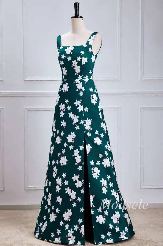 emerald-print-square-neck-maxi-dress-with-slit