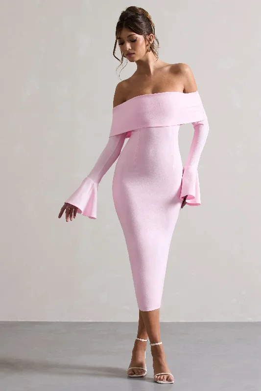 emma-pink-bardot-flared-sleeve-midi-dress-cl133319117